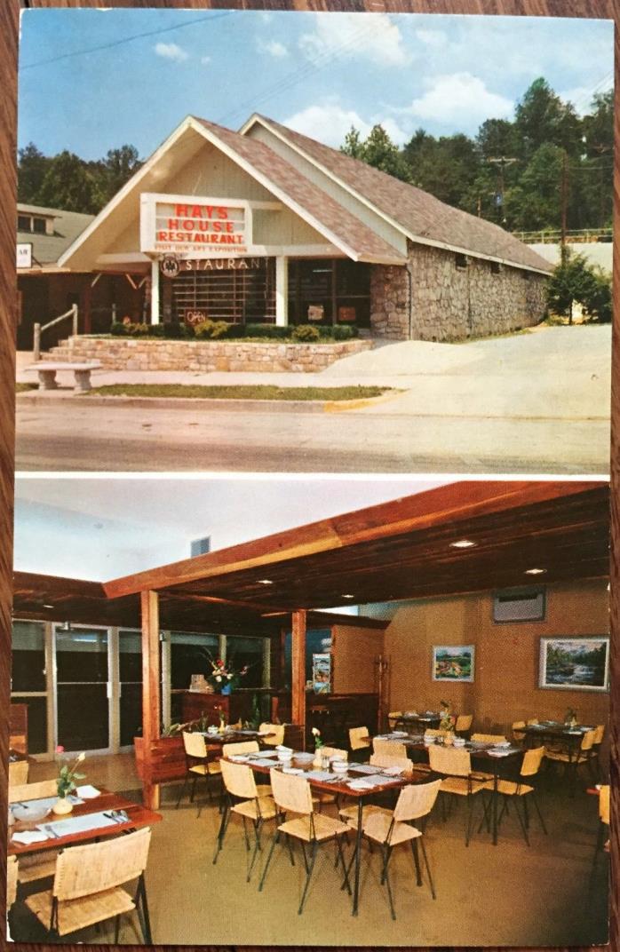 1960s Hays House Restaurant Postcard: Interior View - Gatlinburg, Tennessee