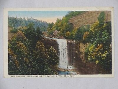 1928 Teich Postcard Lulu Falls 130 Feet High Lookout Mountain Chattanooga TN USA