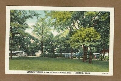 Memphis TN Tennessee, Leahy's Trailer Park,3070 Summer Ave. circa 1949