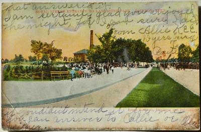 Jackson Tennessee TN Postcard Royal Street Lancaster Park Antique 1908 German