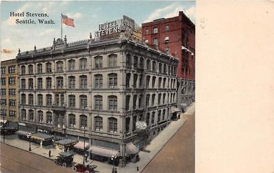 SEATTLE WA 1907-14 Long Gone Hotel Stevens VINTAGE WASHINGTON STATE GEM+++  531