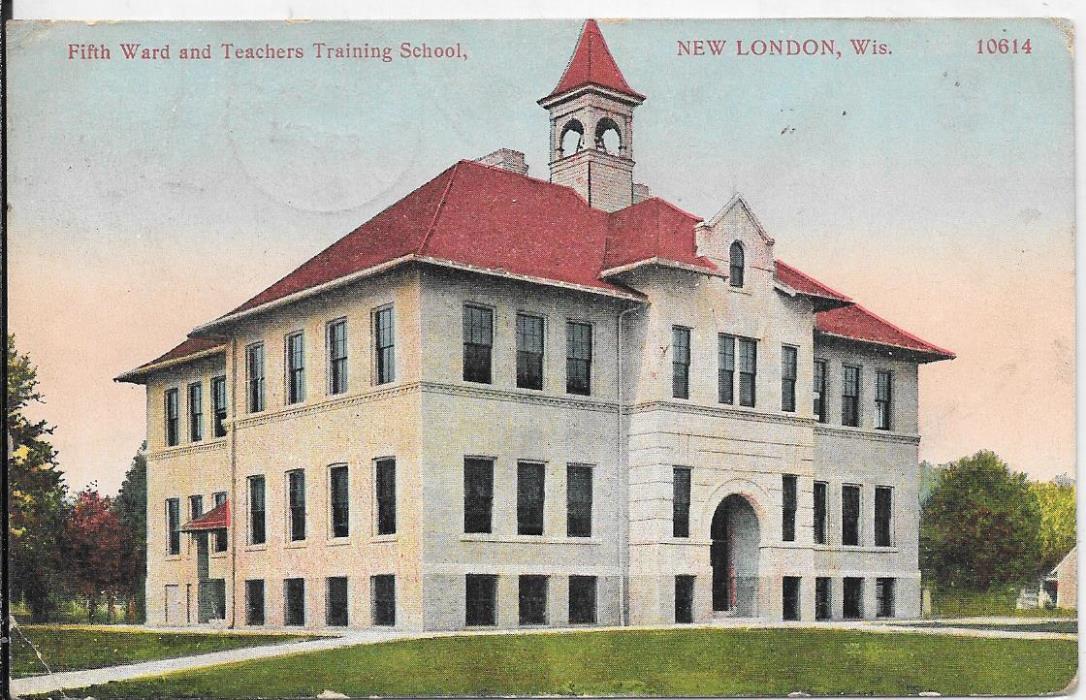 FIFTH WARD AND TEACHERS TRAINING SCHOOL  - NEW LONDON,WISCONSIN