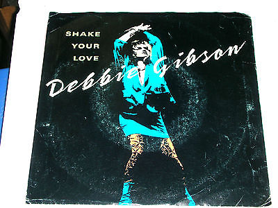 Vintage 45 rpm Picture Sleeve vinyl record Debbie Gibson - Shake your love