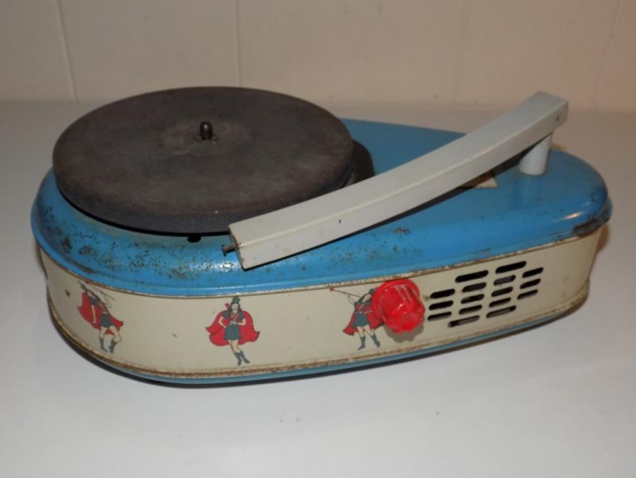 Vintage Bing Crosby Majorette Electronic Phonograph Record Player Lindstrom Corp