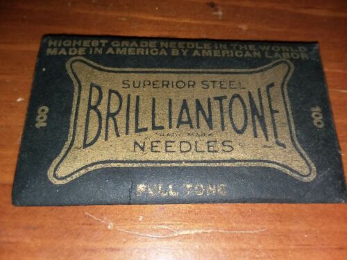 Unopened Vintage Brilliantone 100 Needles For Record Players