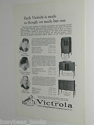 1924 Victor Talking Machine Company advertisement, Victrola 80, 260, 400, Nipper