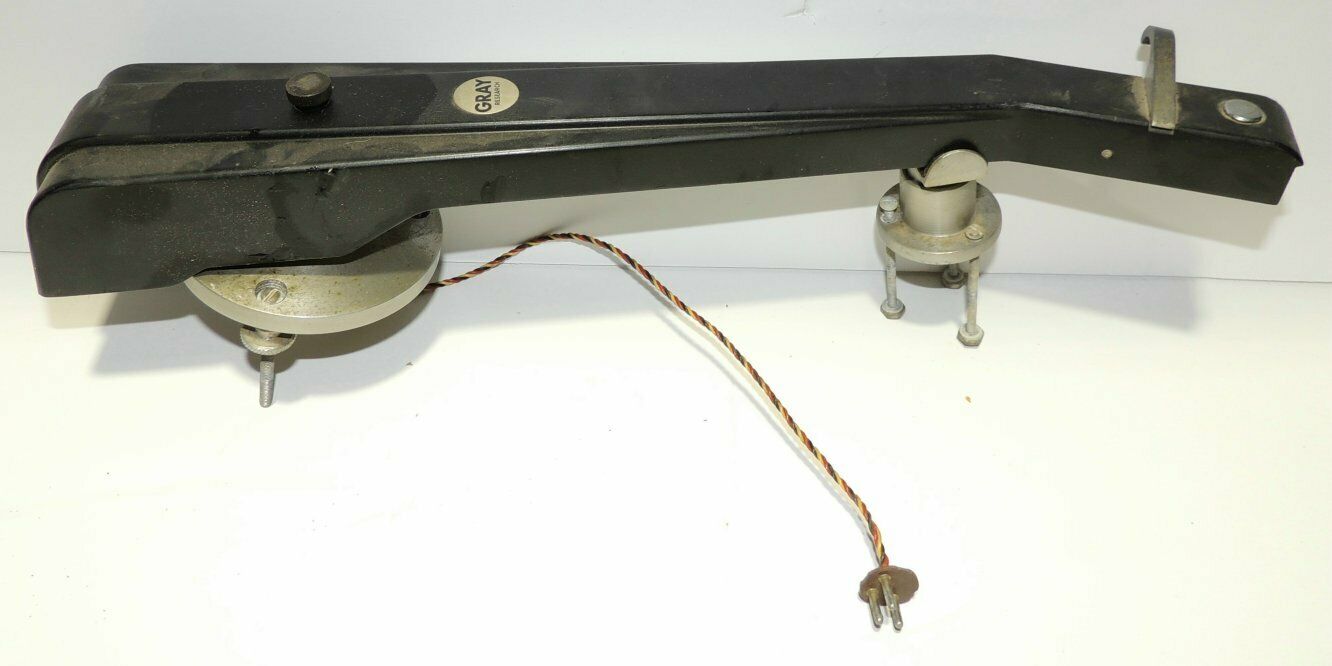 Gray Research 108 Tone Arm removed From Garrard 301 Turntable