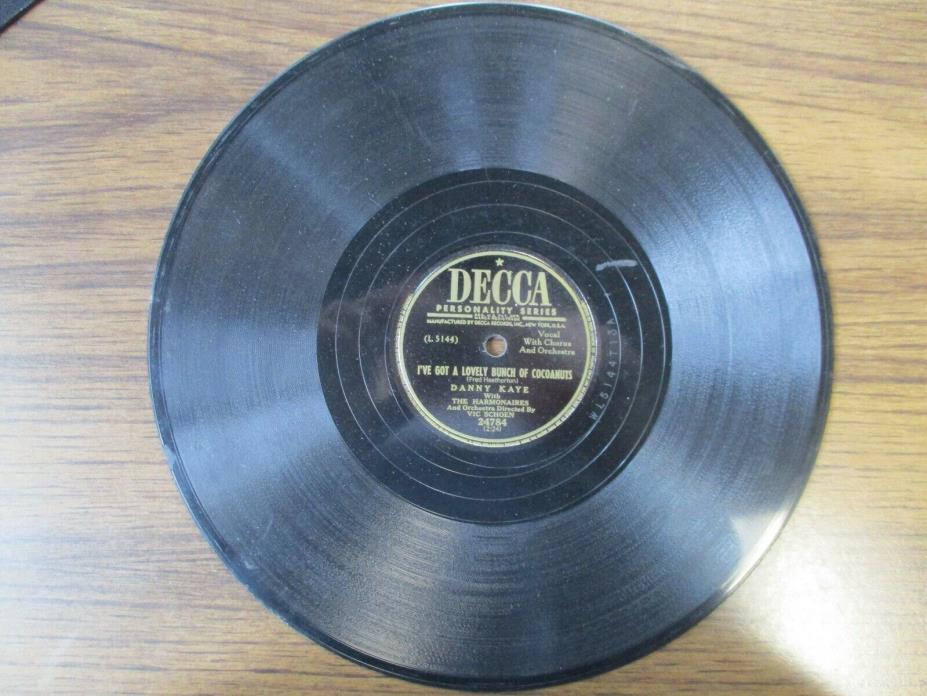 Vintage 78 RPM Record - Decca, Danny Kaye