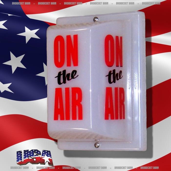 3 Sided radio broadcast ON AIR studio lighted sign light 120 Volts - BUY me NOW!