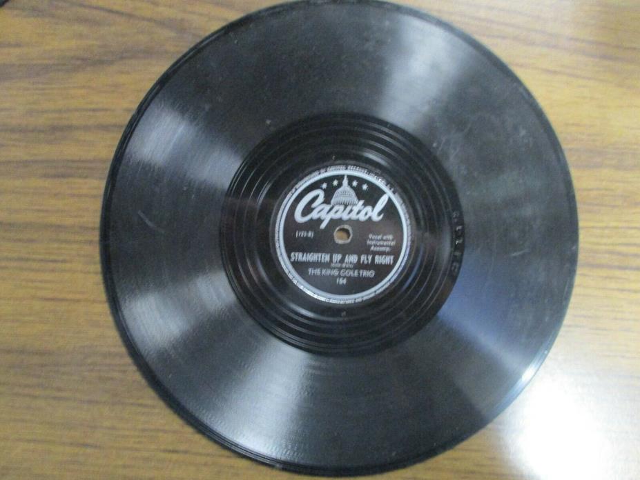 Vintage 78 RPM Record - Capital, The King Cole Trio