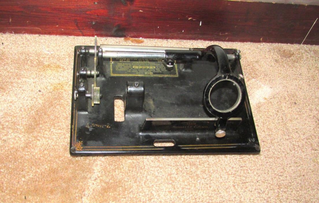 ANTIQUE EDISON STANDARD MODEL D TOP BEDPLATE PARTS UNIT