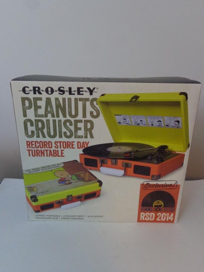 Crosley: Peanuts Cruiser Record Store Day Turntable,Turntable PEANUTS, Record