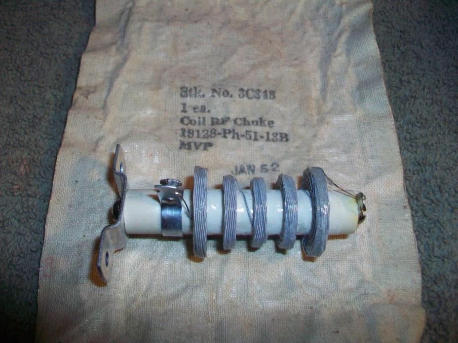 Vintage Coil RF Choke STK NO. 3C348 Opened for Pictures