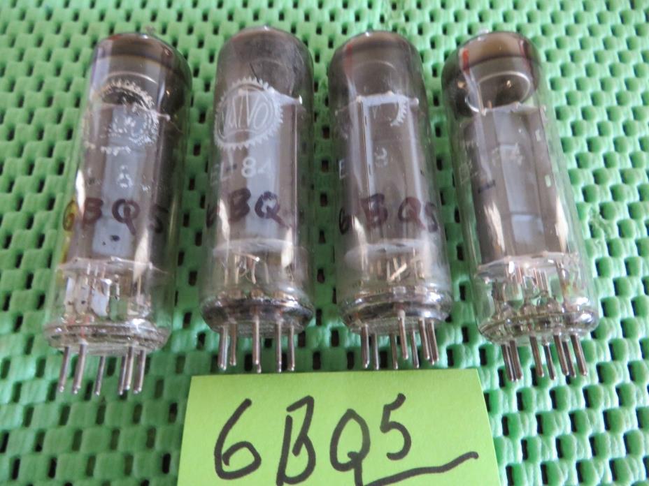 Four  tubes 6BQ5  EL 84 German[Valco] Test strong