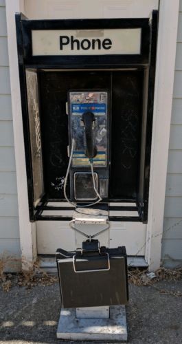 Working Coin Op Working Telephone Booth