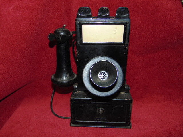 1920's-30's Gray Payphone