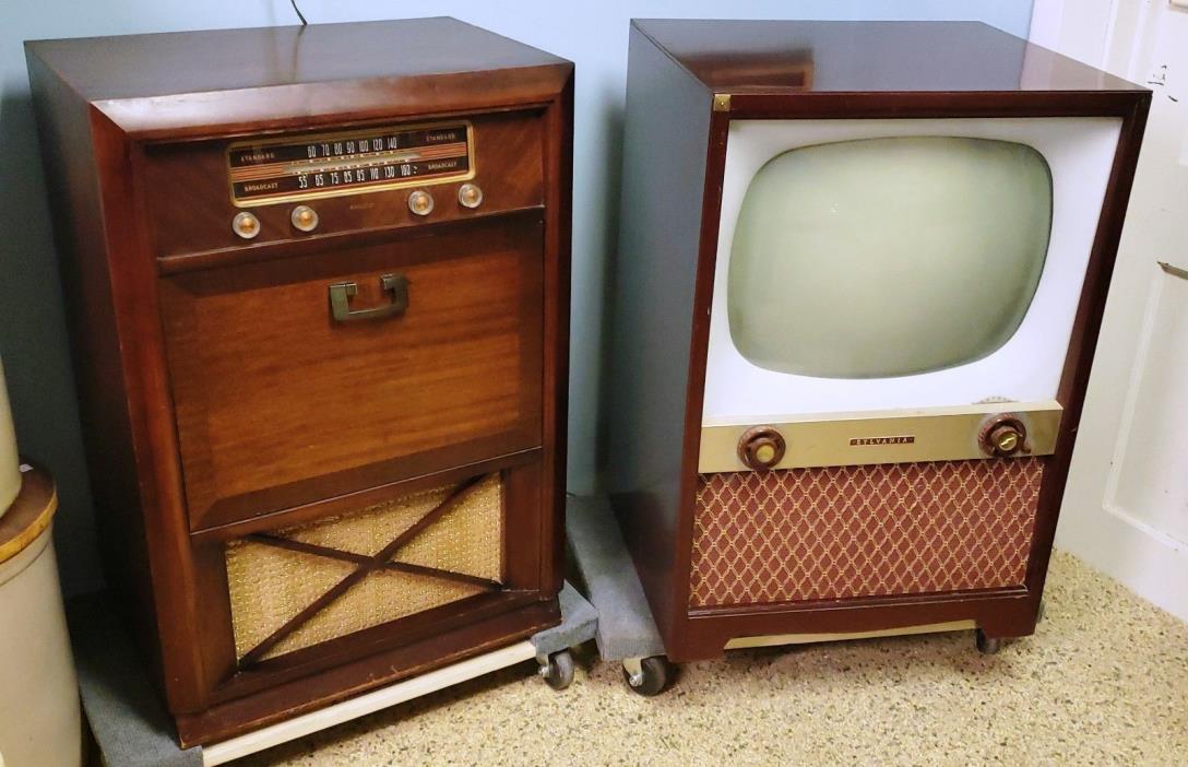 50's HaloLight Sylvania TV Television Model 621M Mid Century Vintage Electronics