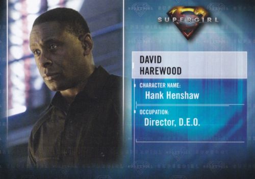 2018 Cryptozoic Supergirl Character Bios #CB5 David Harewood as Hank Henshaw