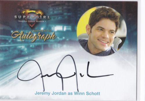 2018 Cryptozoic Supergirl Autograph Auto Jeremy Jordan as Winn Schott