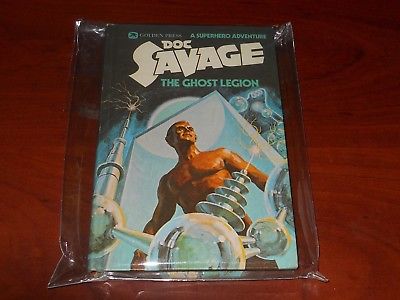 Doc Savage The Ghost Legion Golden Press Hard Cover HC 1975 Stored in Mylar 3