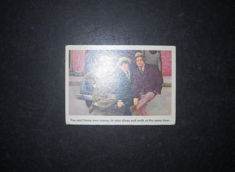 1959 3 THREE STOOGES CHECKLIST CARD #16 FLEER  *UNMARKED & NO CREASES*