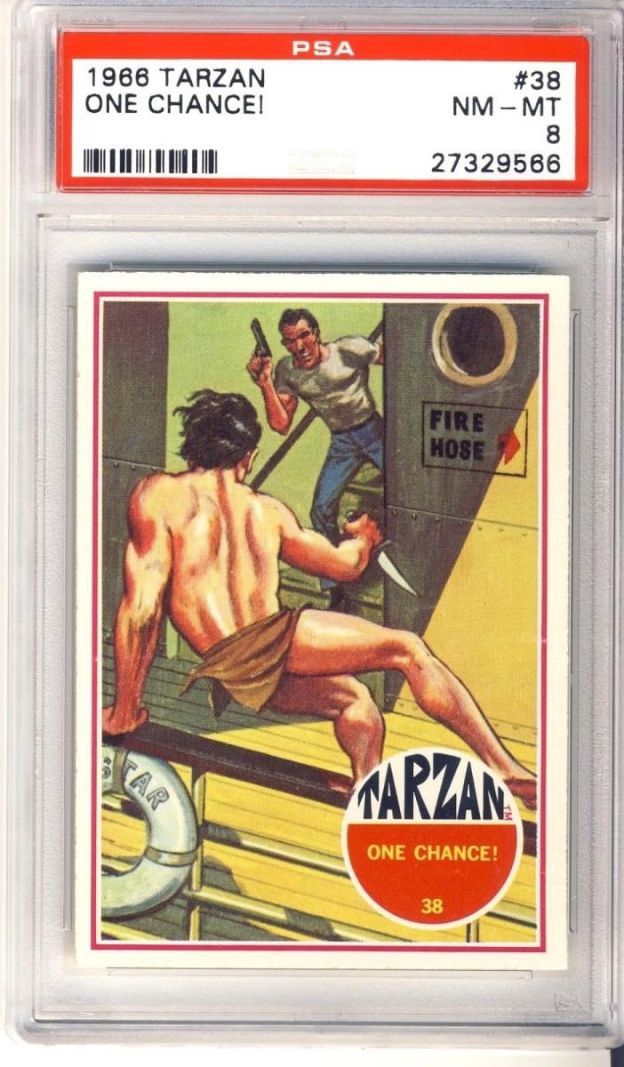 1966 TARZAN # 38 ONE CHANCE-PSA 8+++++++VIVID LOW POP BEAUTY !
