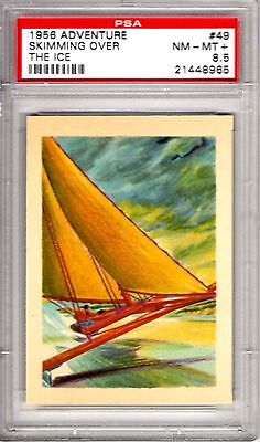 1956 ADVENTURE # 49 SKIMMING OVER THE ICE-PSA 8.5,RARE BEAUTY,LOW POP.