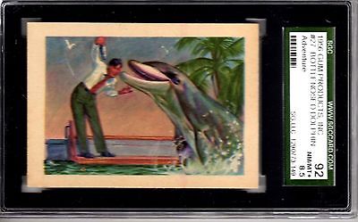 1956 ADVENTURE # 27 BOTTLENOSED DOLPHIN-SGC 92(8.5),RARE BEAUTY,LOW POP.