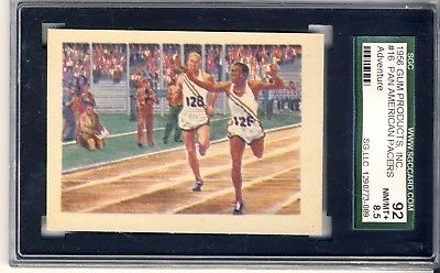 1956 ADVENTURE # 16 PAN AMERICAN PACERS-SGC 92(8.5),RARE BEAUTY,LOW POP.
