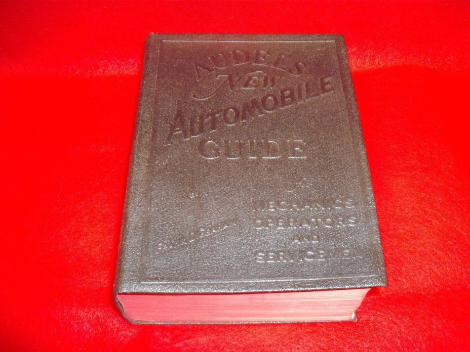 1946 Edition of Theo. Audels New Automobile Guide