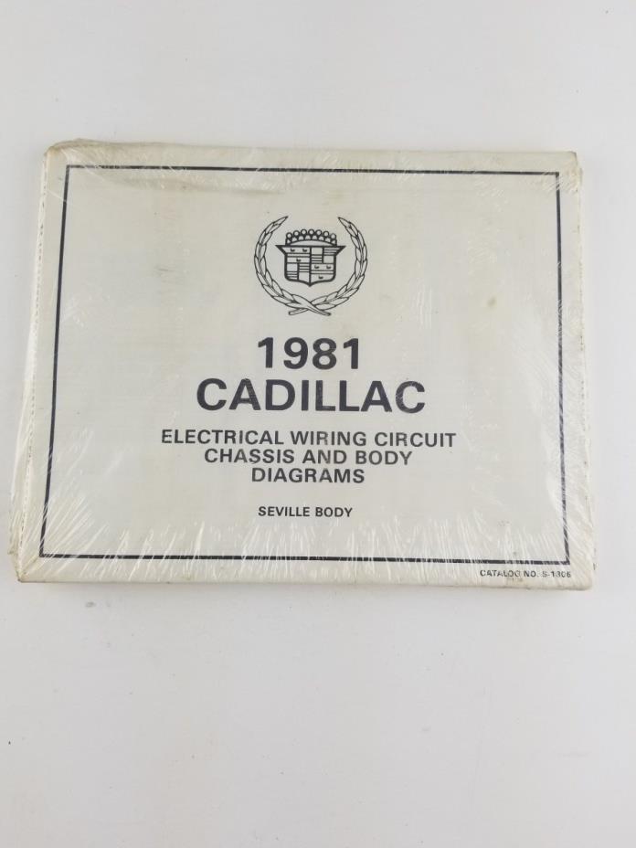 1981 Cadillac Wiring Circuit Diagram. Sealed. B49.