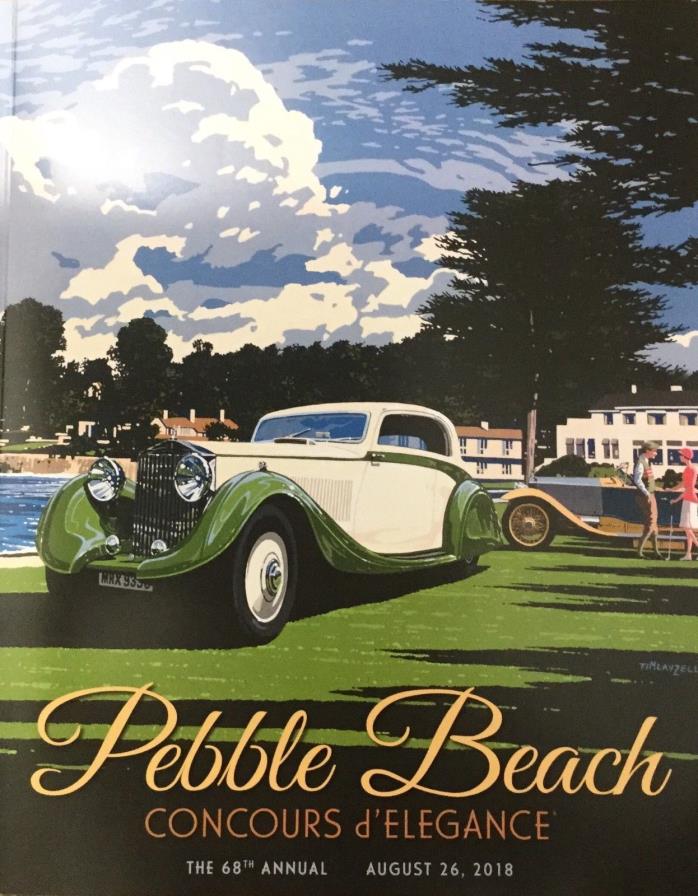 New 2018 Pebble Beach Concours d’Elegance 2018 Poster