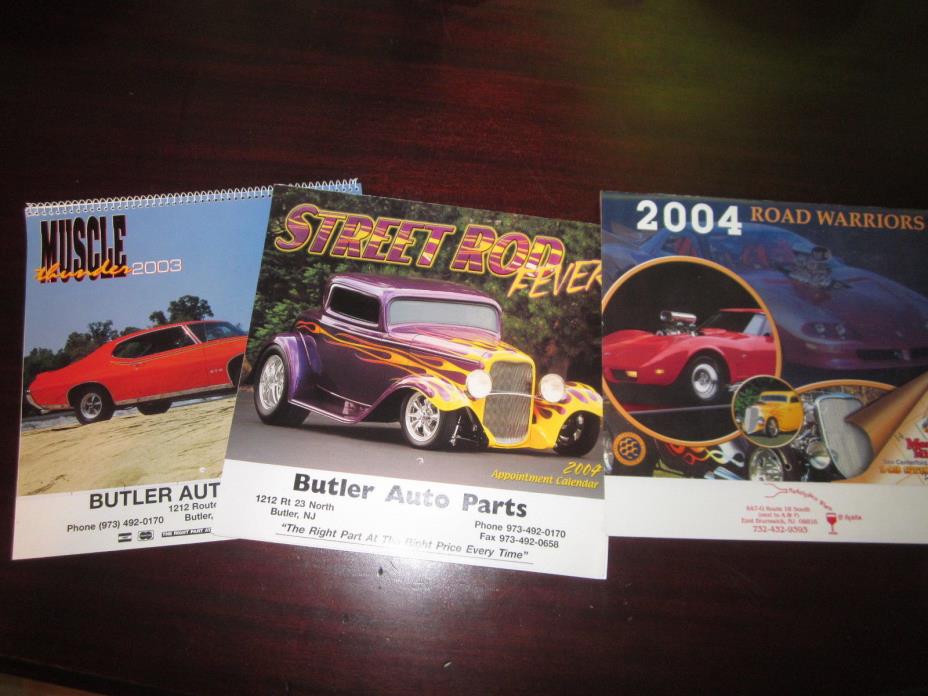 American Muscle Car Calendars from '03 '04 '08 Lot of 5 Muscle Car Calendars