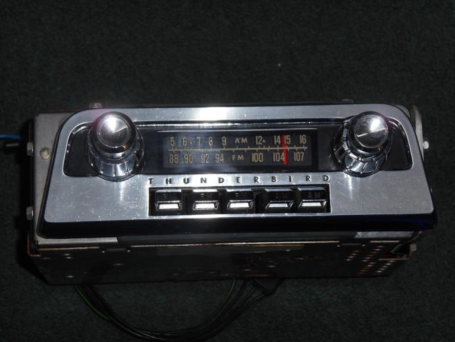 1963 ORIGINAL THUNDERBIRD AM/FM WORKING RADIO