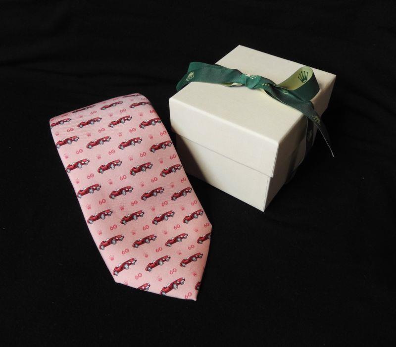 NEW ROLEX 2017 Monterey Motorsports Historics Reunion Tie FERRARI 250 TR