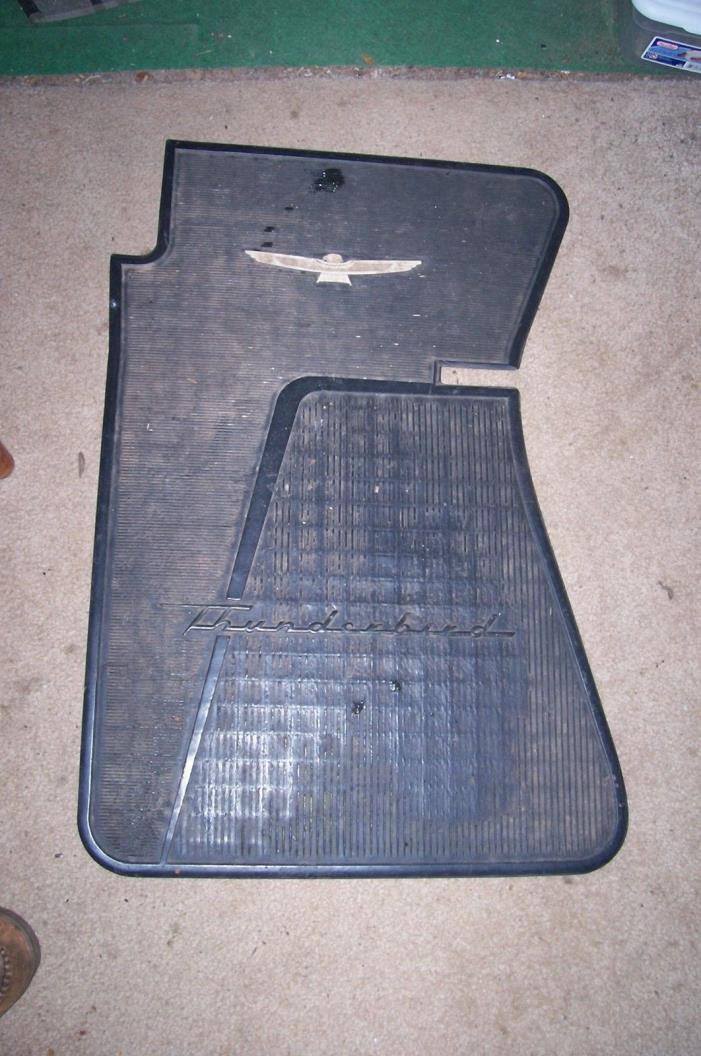 1 used Vintage factory ford  1965 thunderbird drivers side  Floor Mat  as is