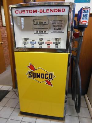 Sunoco Custom Blend Gas Pump Original 1970's Wayne 511 Blendomatic 260 Blending