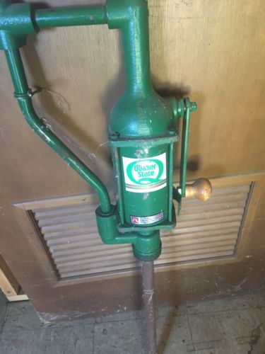 Vintage Quaker State Oil Pump Crank Dispenser