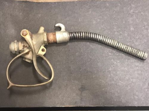 Antique Rare Hayes Visible Gas Pump Nozzle Handle Brass Original