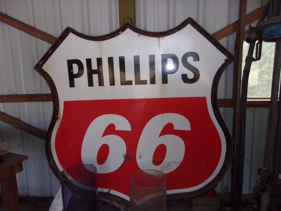 PHILLIPS 66 vintage gas station sign
