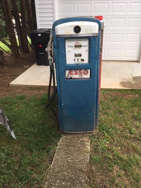 Vintage Original Gilbarco Gas Pump Model 996 - ESSO