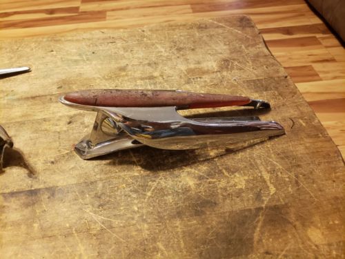 Vintage  Ford Tall Winged Hood Ornament OA-16851 RARE Style