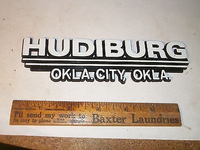 Old Car Dealer Emblem Oklahoma City Hudiburg