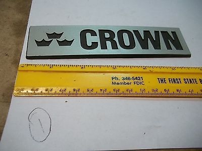 Old Plastic Car Dealer Emblem CROWN
