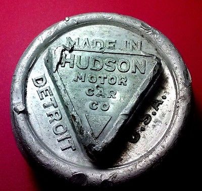 1920s VINTAGE HUDSON MOTOR CAR HUB COVER / HUB CAP / GREASE HUB Detroit