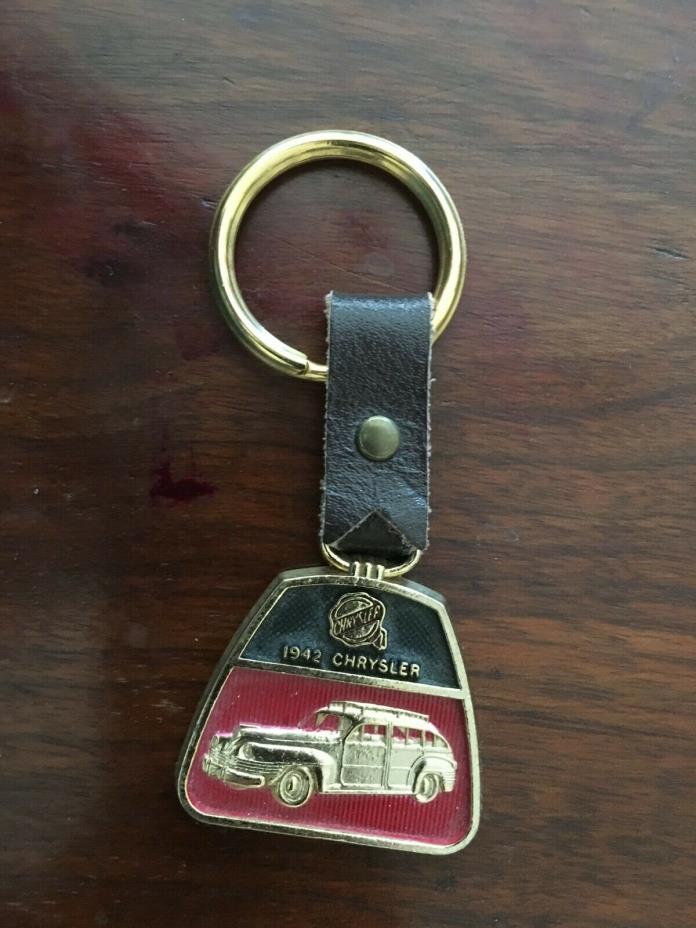 Commemorative Key Fob 1942 Chrysler Town and Country 9 Passenger Wagon Woodie