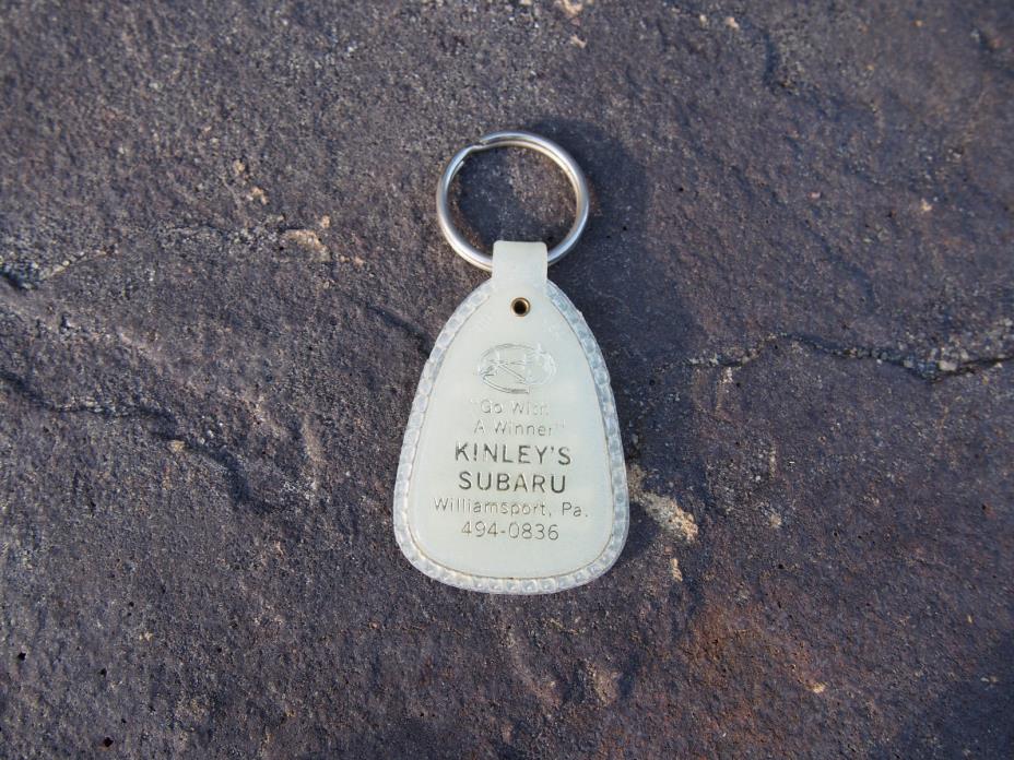 Vintage Kenley's Subaru Williamsport Pa Dealer Plastic Key Chain Key Ring