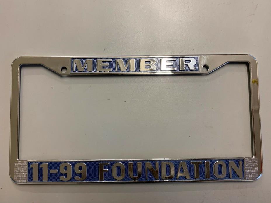 CHP 11-99 FOUNDATION LICENSE PLATE FRAME BRAND NEW LATEST VERSION AUTHENTIC
