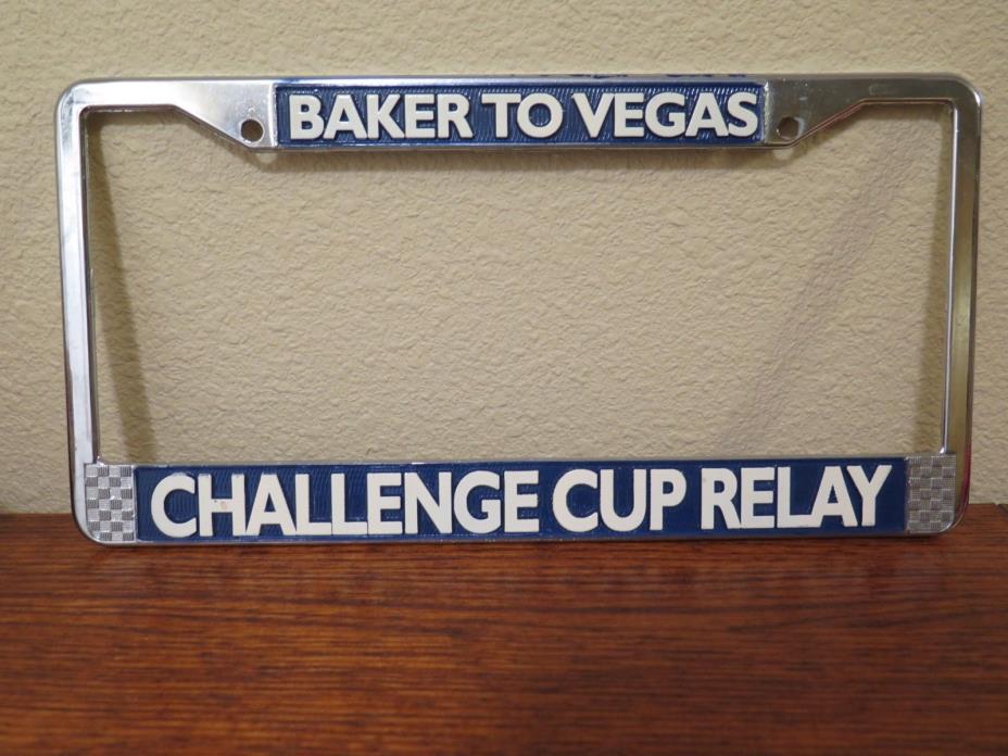 Baker To Vegas Relay CHP 11-99 Foundation California License Plate Frame