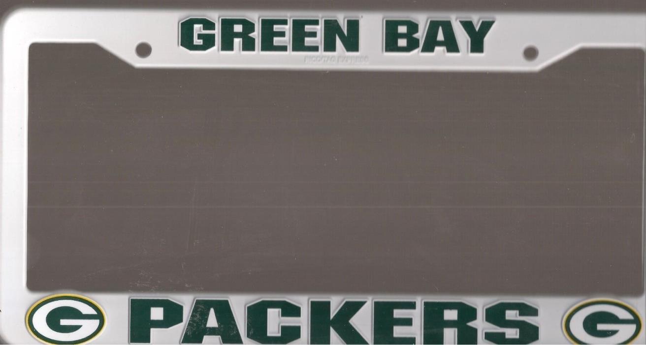 GREEN BAY PACKERS PLASTIC LICENSE PLATE FRAME